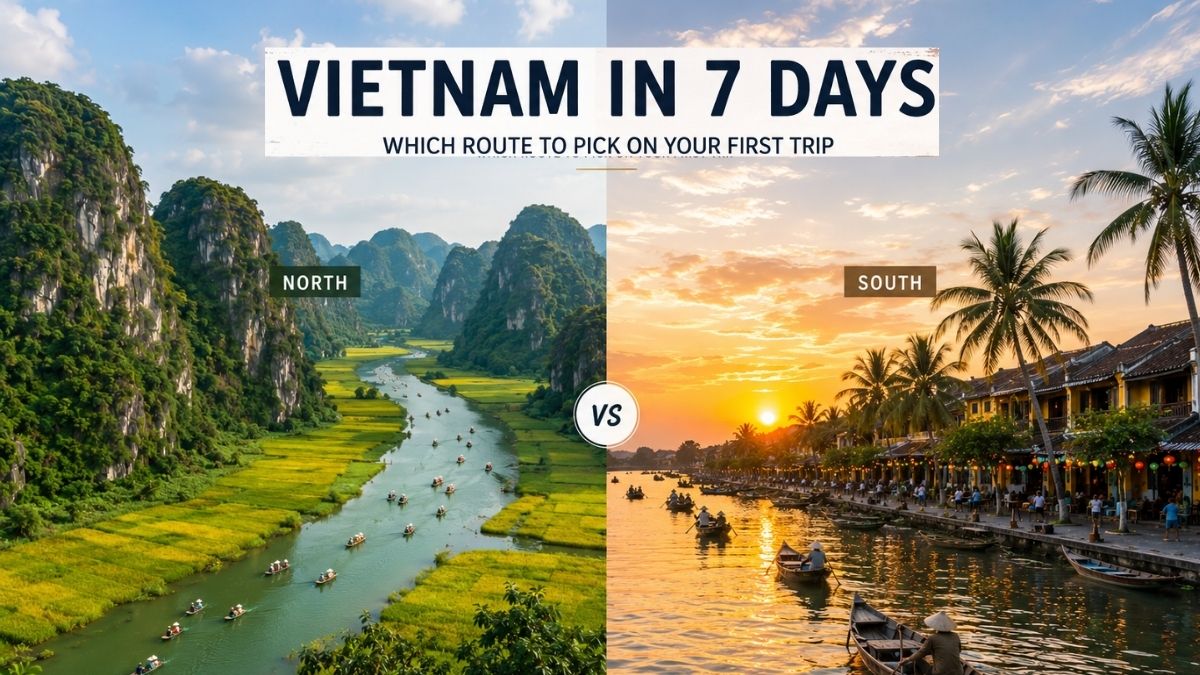 Vietnam in 7 Days: North vs South - Which Route to Pick on Your First Trip